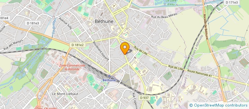 localisation de l'entreprise SCI LA FARELLE  NEUFCHATEL-HARDELOT