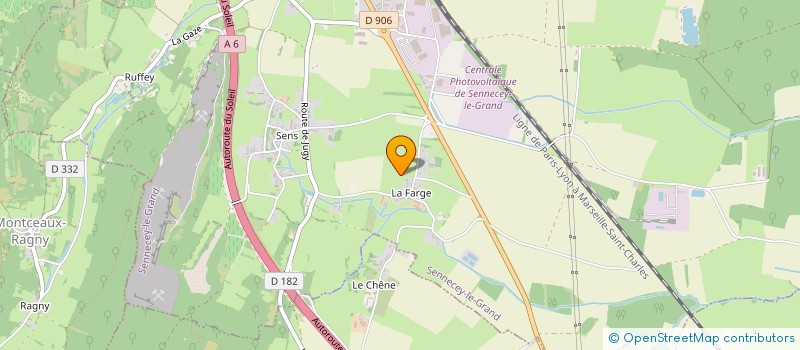 localisation de l'entreprise SCI LA FARGE  SENNECEY-LE-GRAND