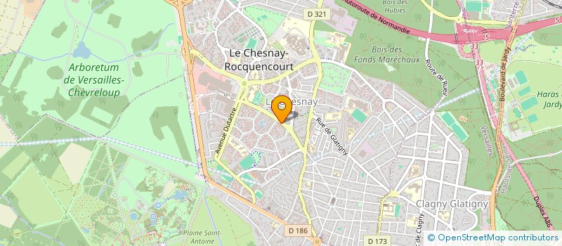 localisation de l'entreprise SCI LA FARIGOULE  LE CHESNAY-ROCQUENCOURT