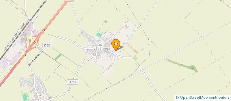 localisation de l'entreprise SCI LA FARIGOULE  LAVANNES