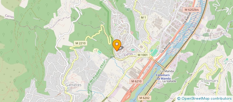 localisation de l'entreprise SCI LA FARIGOULETTE à CARROS