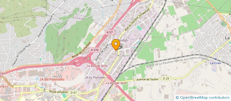 localisation de l'entreprise SCI LA FARLEDE 3000  LA FARLEDE