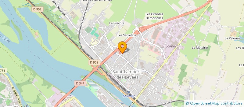 localisation de l'entreprise SCI LA FATAC  SAUMUR