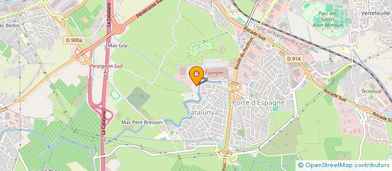 localisation de l'entreprise SCI LA FAUCEILLE  PERPIGNAN