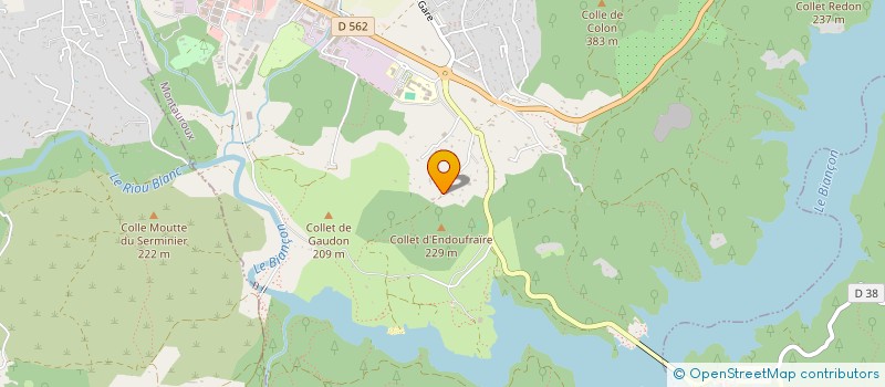 localisation de l'entreprise SCI LA FAUTRIERE  MONTAUROUX