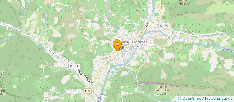localisation de l'entreprise SCI LA FAUVETTE à BUIS-LES-BARONNIES
