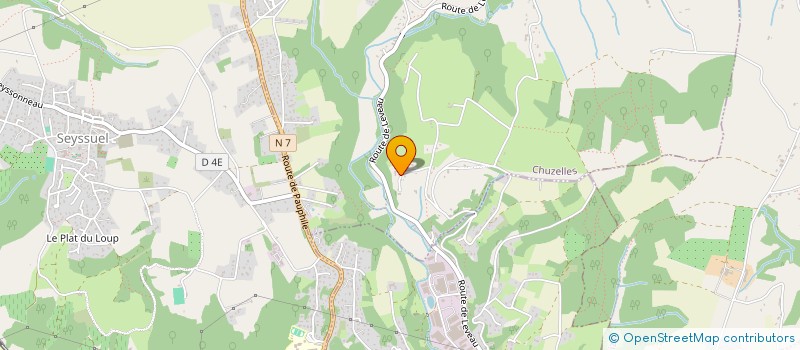 localisation de l'entreprise SCI LA FAUVINIERE  CHUZELLES