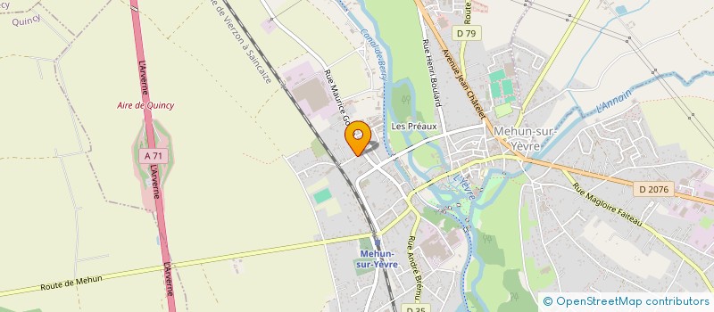 localisation de l'entreprise SCI LA FAVIERE  MEHUN-SUR-YEVRE