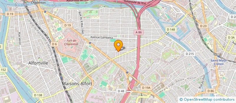 localisation de l'entreprise SCI LA FAVORITA à MAISONS-ALFORT