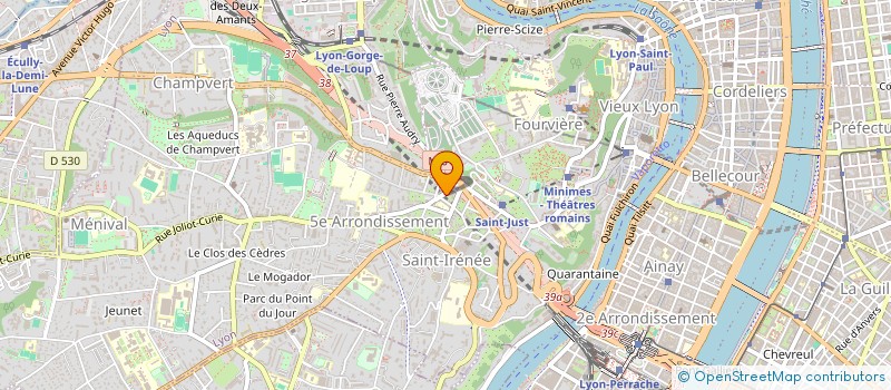 localisation de l'entreprise SCI LA FAVORITE  LYON