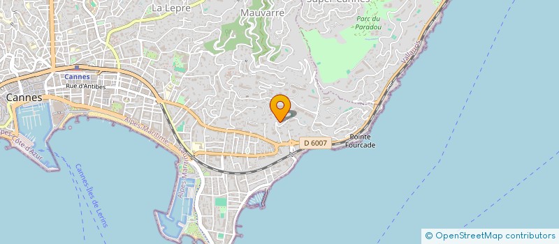 localisation de l'entreprise SCI LA FAVORITE à CANNES