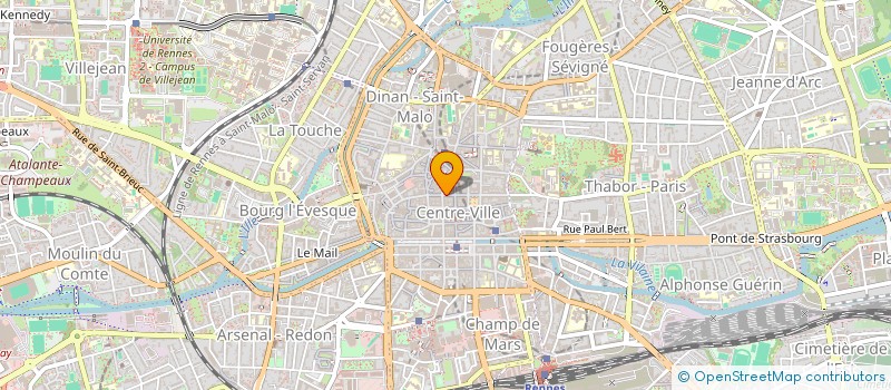 localisation de l'entreprise SCI LA FAYETTE  RENNES