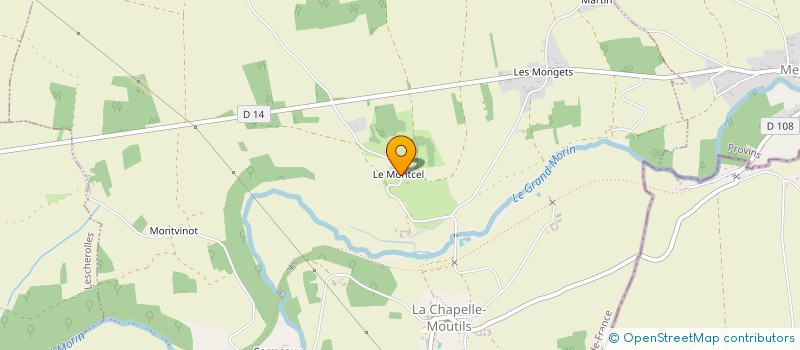 localisation de l'entreprise SCI LA FAYETTE  LA CHAPELLE-MOUTILS