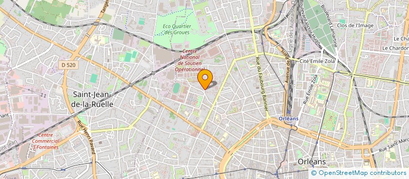 localisation de l'entreprise SCI LA FAYETTE à ORLEANS