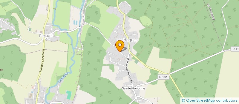 localisation de l'entreprise SCI LA FEALE  LES HOGUES