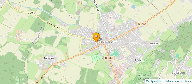 localisation de l'entreprise SCI LA FENIERE  DOUVAINE