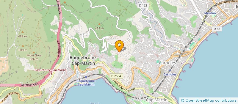 localisation de l'entreprise SCI LA FENIERE à ROQUEBRUNE-CAP-MARTIN