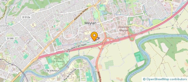 localisation de l'entreprise SCI LA FENIERE II  BIVIERS