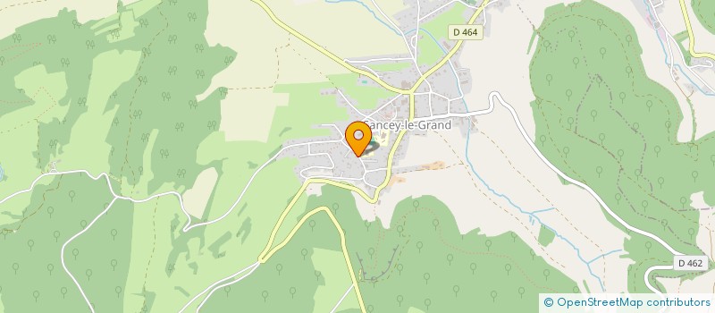 localisation de l'entreprise SCI LA FENOTTE  SANCEY