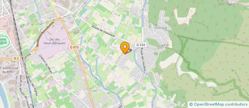 localisation de l'entreprise SCI LA FENOUILLERE  CAVAILLON