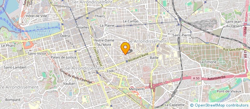 localisation de l'entreprise SCI LA FERAUDE à MARSEILLE