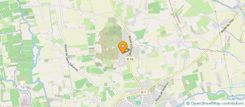 localisation de l'entreprise SCI LA FERAUDIERE  LE THOR