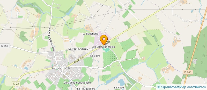 localisation de l'entreprise SCI LA FERDINIERE  OREE-D'ANJOU