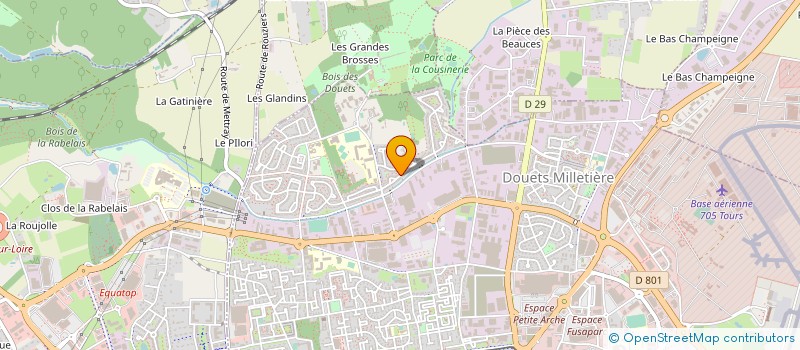localisation de l'entreprise SCI LA FERME à TOURS
