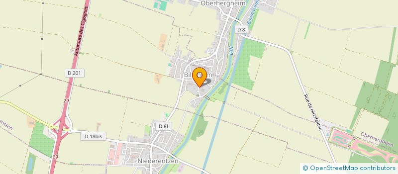 localisation de l'entreprise SCI LA FERME  BILTZHEIM