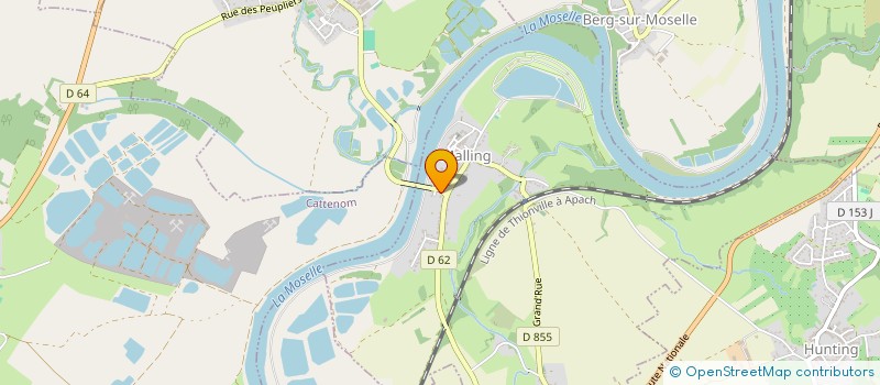 localisation de l'entreprise SCI LA FERME  MALLING