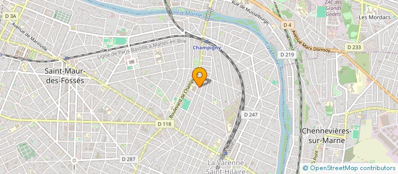 localisation de l'entreprise SCI LA FERME à SAINT-MAUR-DES-FOSSES