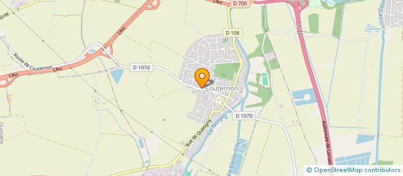 localisation de l'entreprise SCI LA FERME  COUTERNON