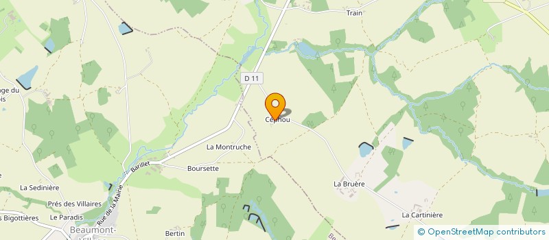 localisation de l'entreprise SCI LA FERME à ORBIGNY