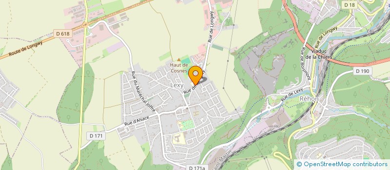 localisation de l'entreprise SCI LA FERME  CUTRY