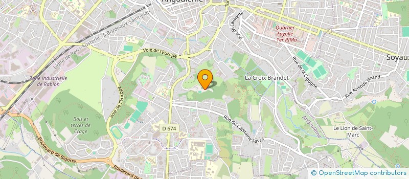 localisation de l'entreprise SCI LA FERME à ANGOULEME