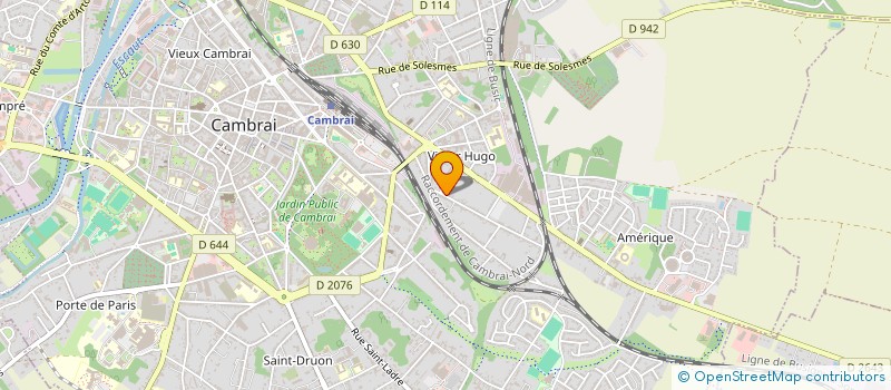 localisation de l'entreprise SCI LA FERME à CAMBRAI