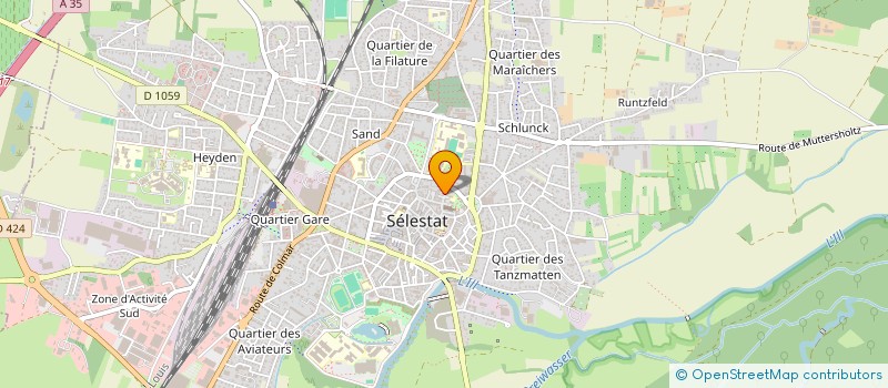 localisation de l'entreprise SCI LA FERME  SELESTAT