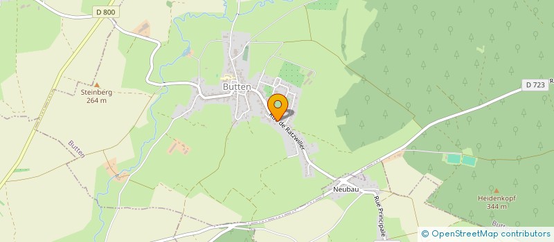 localisation de l'entreprise SCI LA FERME  BUTTEN