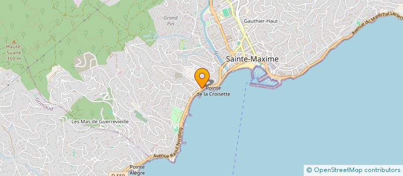 localisation de l'entreprise SCI LA FERME à SAINTE-MAXIME