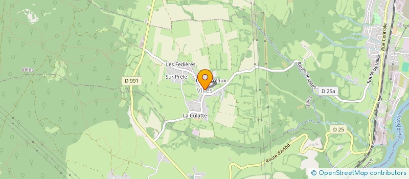 localisation de l'entreprise SCI LA FERME  VILLES