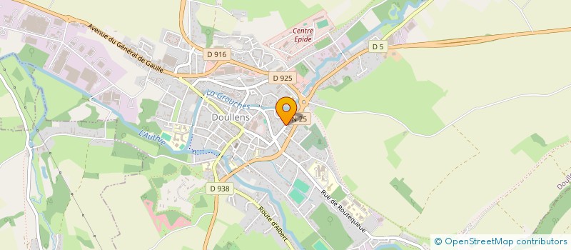 localisation de l'entreprise SCI LA FERME AUX ENFANTS  DOULLENS