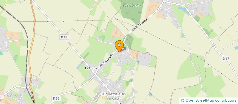 localisation de l'entreprise SCI LA FERME AUX TROIS MARES  CRIQUETOT-SUR-OUVILLE