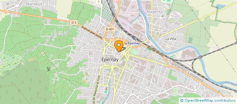 localisation de l'entreprise SCI LA FERME BLANCHE à EPERNAY