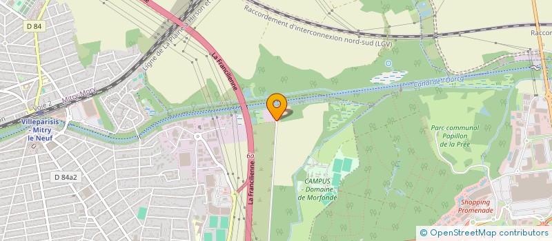 localisation de l'entreprise SCI LA FERME BLANCHE  VILLEPARISIS