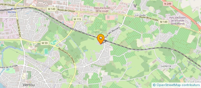 localisation de l'entreprise SCI LA FERME BOULAY  VERTOU