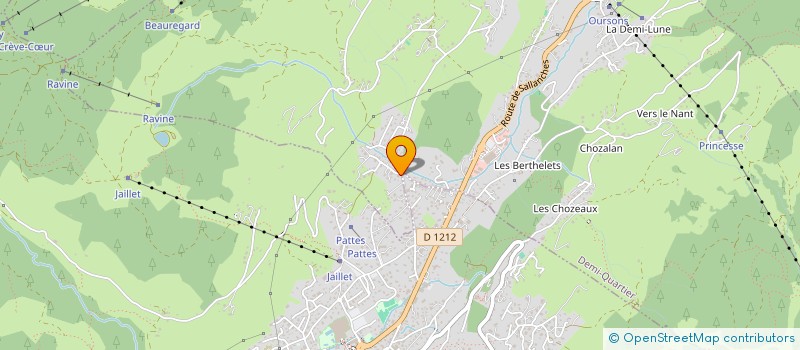 localisation de l'entreprise SCI LA FERME D'ODIER  DEMI-QUARTIER