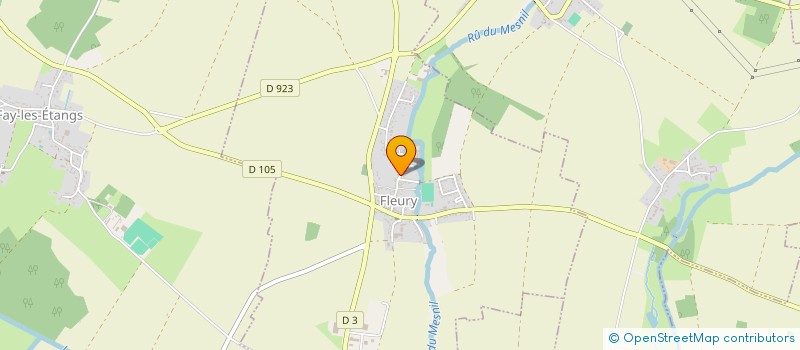 localisation de l'entreprise SCI LA FERME D'OURSEL  VAUDANCOURT