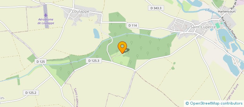 localisation de l'entreprise SCI LA FERME DE CHAVANNES à SAINT-LUPERCE