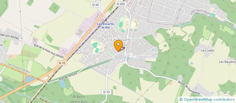 localisation de l'entreprise SCI LA FERME DE L'ABBE  LES ESSARTS-LE-ROI