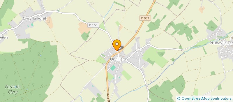 localisation de l'entreprise SCI LA FERME DE LA CIVRY à CIVRY-LA-FORET